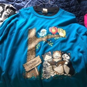 Vintage cat sweater